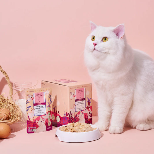 สูตรเสริมสร้างการเจริญเติบโต รสเป็ดไก่และนมแพะพร้อมกึ๋นเป็ดตับไก่ในน้ำซอส ( 12 ซอง )